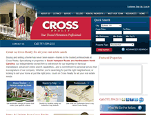 Tablet Screenshot of callcrossrealty.com